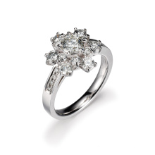 Wholesale Engagement Wedding Rings 925 Silver Diamond Ring